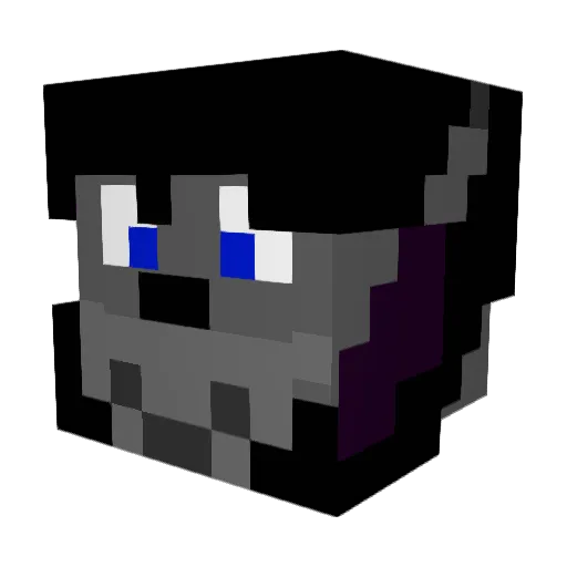 Zeichwolf Minecraft avatar head, 3D render