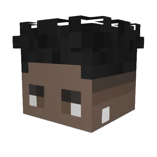 ZeinRub Minecraft avatar head, 3D render