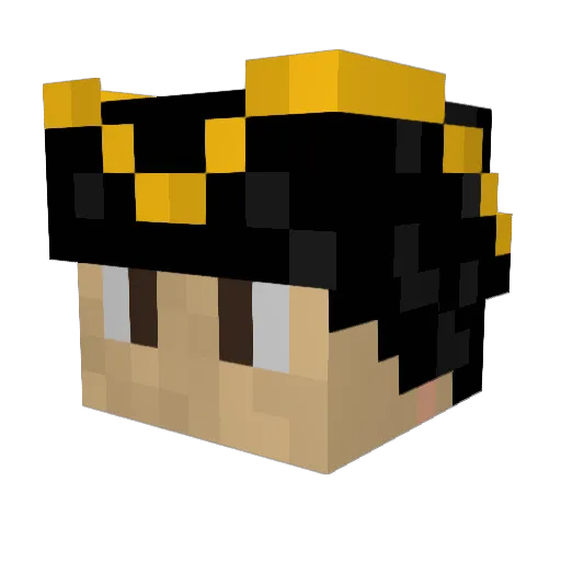 ZeitHeist9111 Minecraft avatar head, 3D render