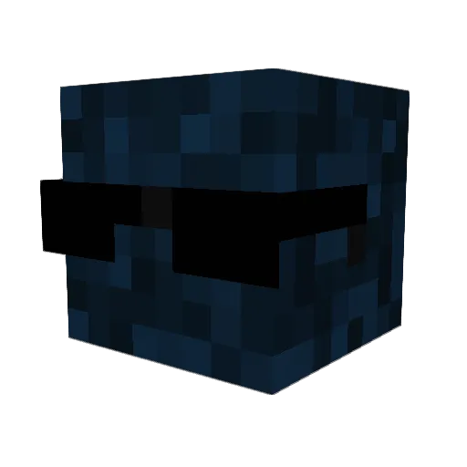 Zeitzs Minecraft avatar head, 3D render