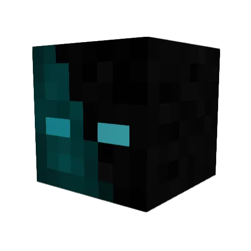 Zejan Minecraft avatar head, 3D render