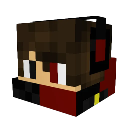 Zek9000 Minecraft avatar head, 3D render