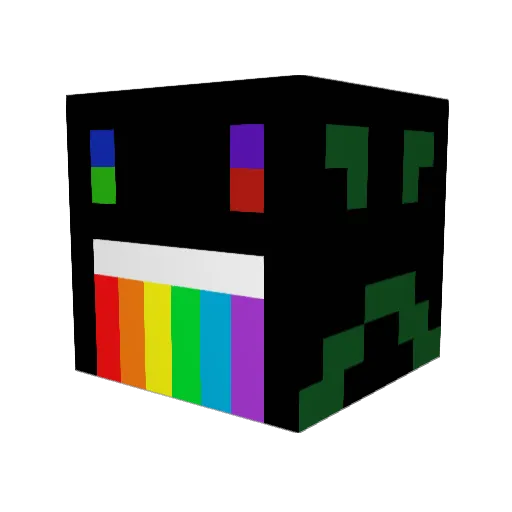 Zekastal1 Minecraft avatar head, 3D render