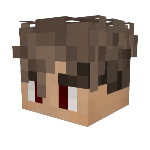 Zeke2411 Minecraft avatar head, 3D render