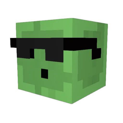Zeke37 Minecraft avatar head, 3D render