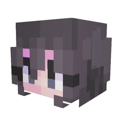 Zeke_K Minecraft avatar head, 3D render