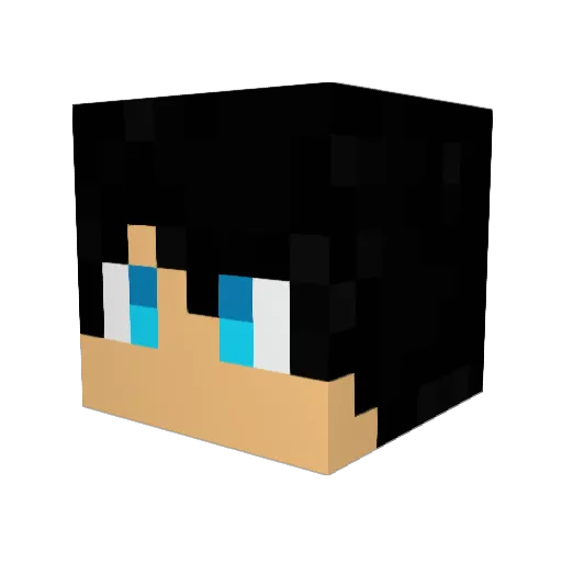 Zekeyb0y Minecraft avatar head, 3D render
