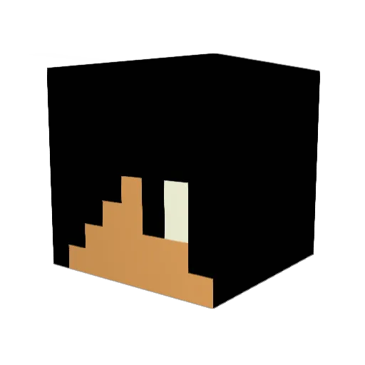ZekioWard Minecraft avatar head, 3D render