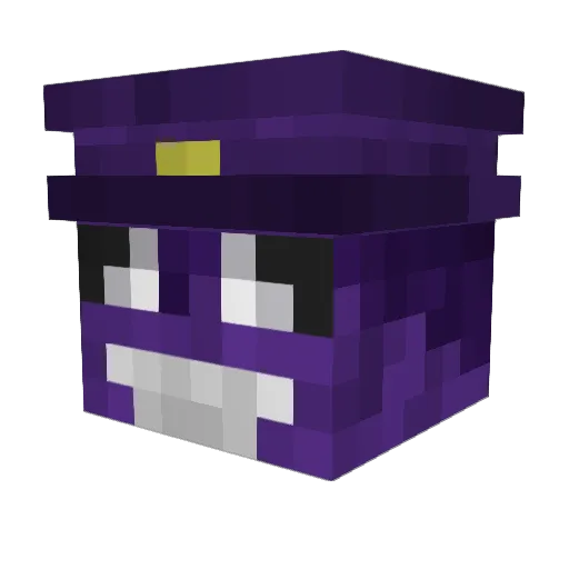 Zeknetic Minecraft avatar head, 3D render