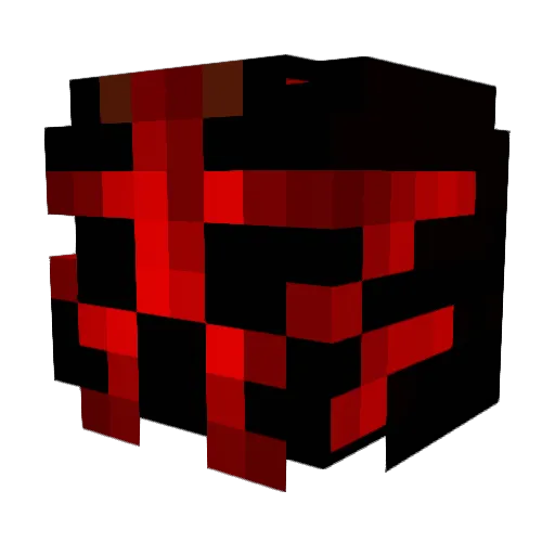 Zekojr Minecraft avatar head, 3D render