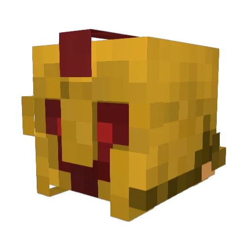 Zekro Minecraft avatar head, 3D render