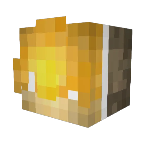ZelBoo Minecraft avatar head, 3D render