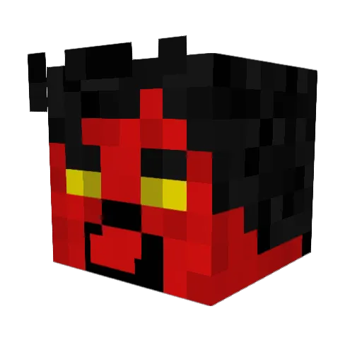 Zela00 Minecraft avatar head, 3D render