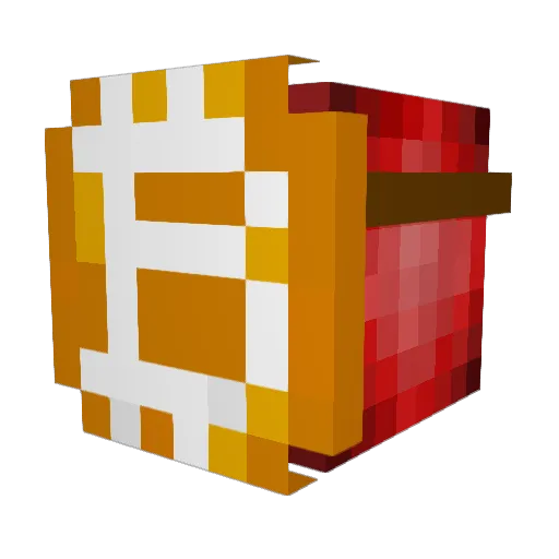 Zelar Minecraft avatar head, 3D render