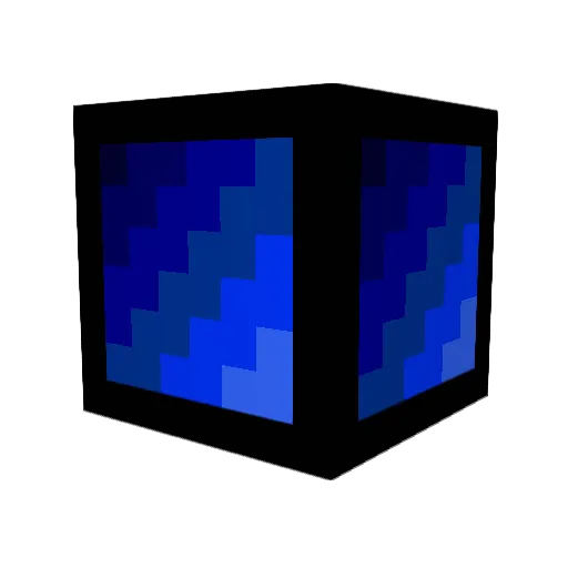 Zelda_line Minecraft avatar head, 3D render