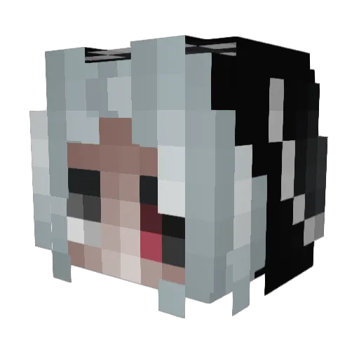 Zeldan_moon Minecraft avatar head, 3D render