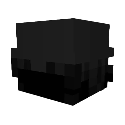 Zeldris Minecraft avatar head, 3D render