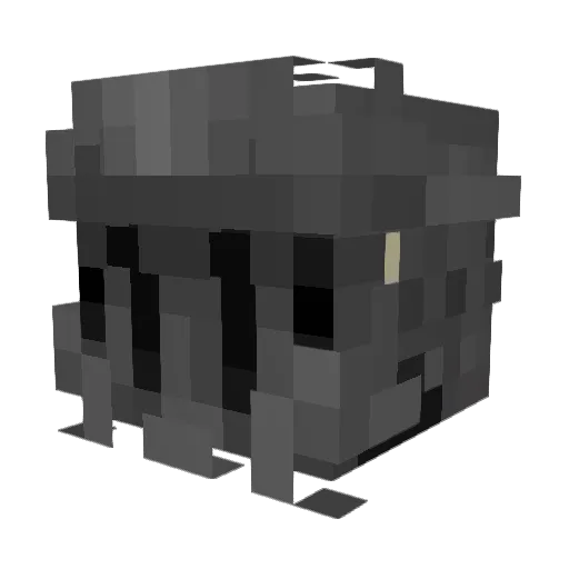 Zeliake Minecraft avatar head, 3D render