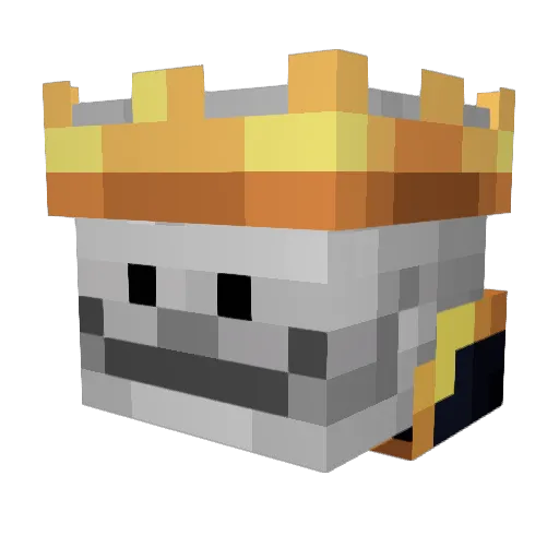 Zelik22 Minecraft avatar head, 3D render