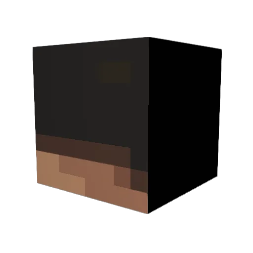 Zelilouis Minecraft avatar head, 3D render