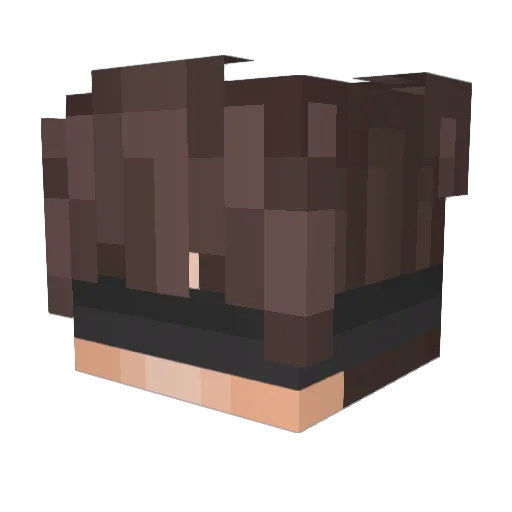 Zelinskii Minecraft avatar head, 3D render