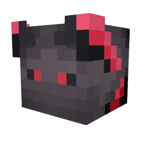 ZelionGG Minecraft avatar head, 3D render