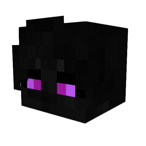 Zeliona Minecraft avatar head, 3D render