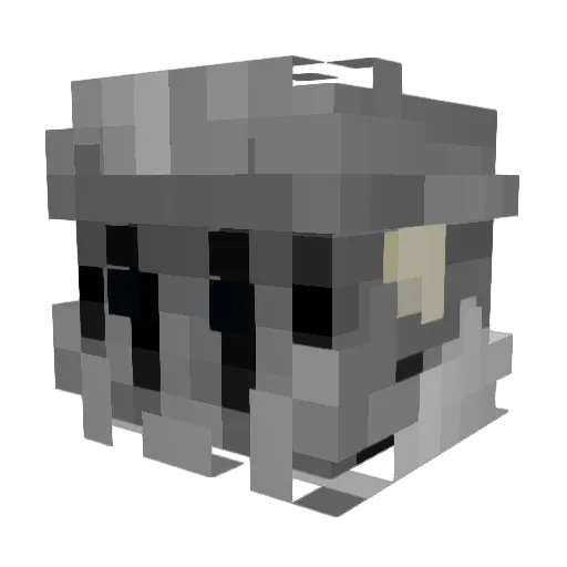 Zelkovy Minecraft avatar head, 3D render