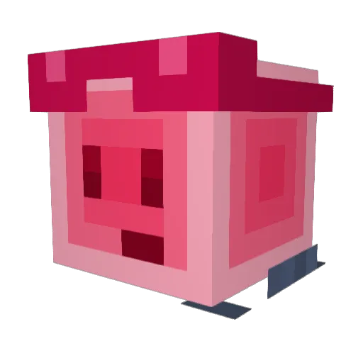 Zello557 Minecraft avatar head, 3D render