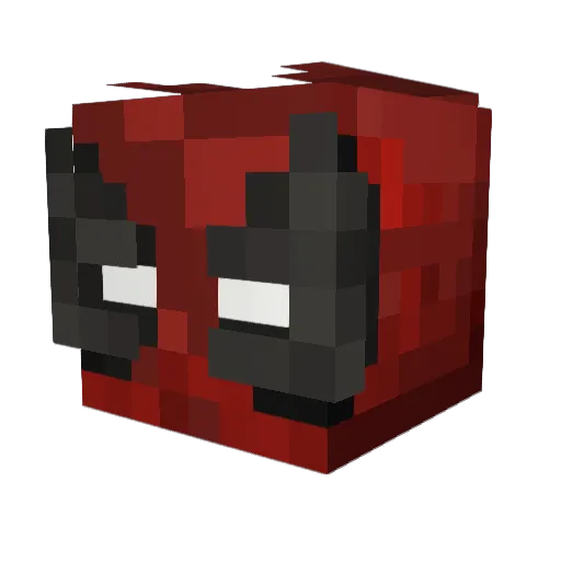 Zelly2K Minecraft avatar head, 3D render