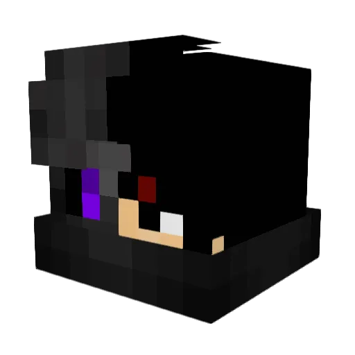 Zelot_HD Minecraft avatar head, 3D render