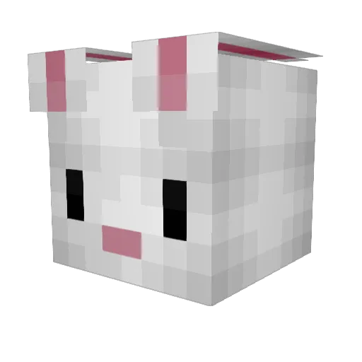 ZeloxLP Minecraft avatar head, 3D render