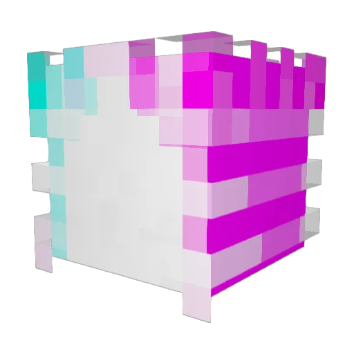 Zemk0s Minecraft avatar head, 3D render