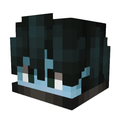 Zen1246 Minecraft avatar head, 3D render