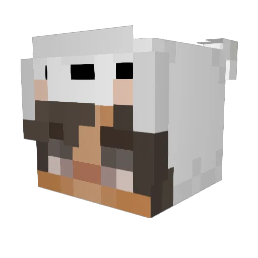 Zen1331 Minecraft avatar head, 3D render