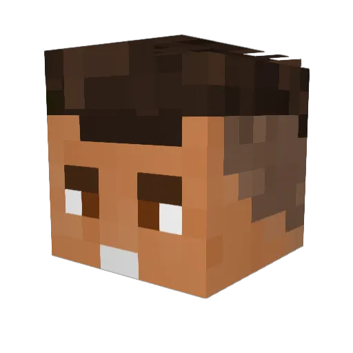 Zen1tsx Minecraft avatar head, 3D render