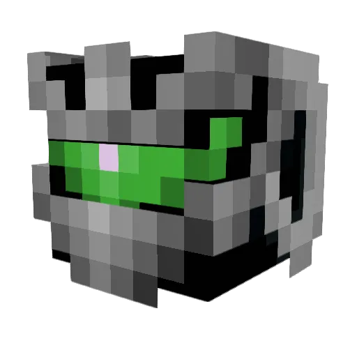 ZenBlock2000 Minecraft avatar head, 3D render