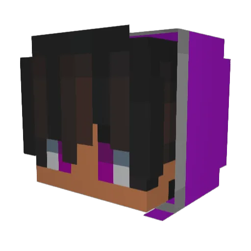 ZenDaG Minecraft avatar head, 3D render