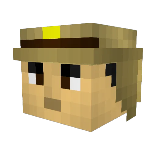 ZenG2009 Minecraft avatar head, 3D render