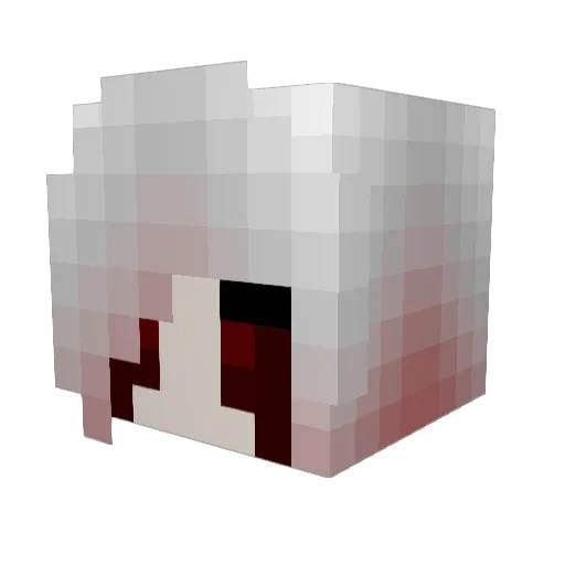 ZenMarket Minecraft avatar head, 3D render
