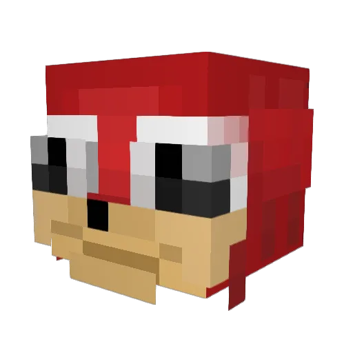 ZenMasterBigA Minecraft avatar head, 3D render