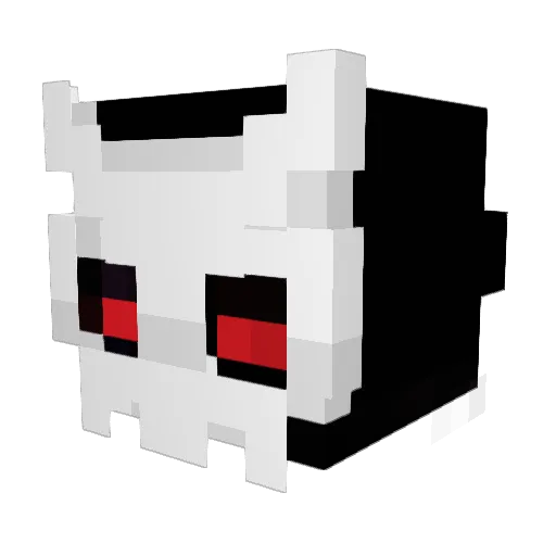 ZenX1k Minecraft avatar head, 3D render