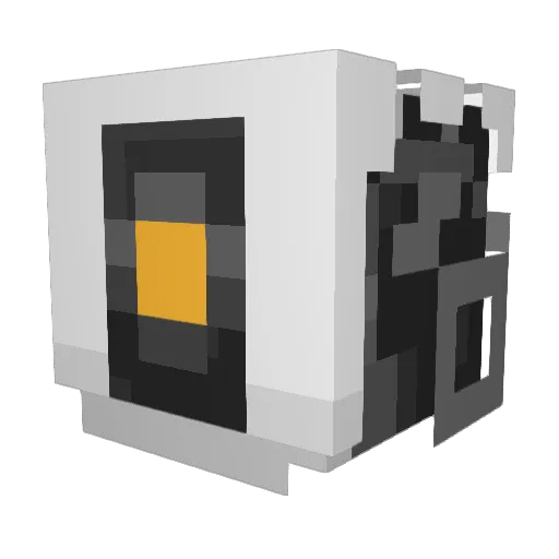ZenZeyta Minecraft avatar head, 3D render
