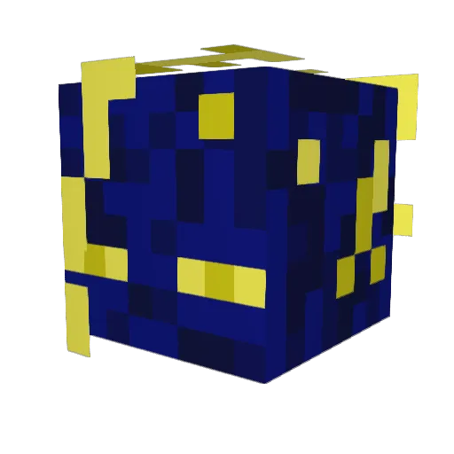 Zen_Lapis Minecraft avatar head, 3D render