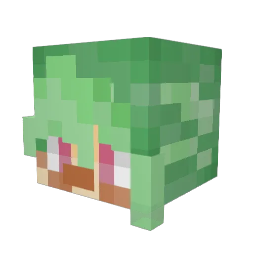 Zen_VA Minecraft avatar head, 3D render