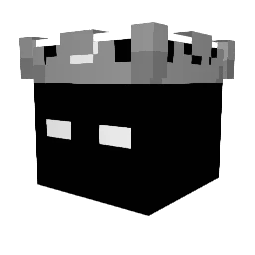 Zencha9 Minecraft avatar head, 3D render