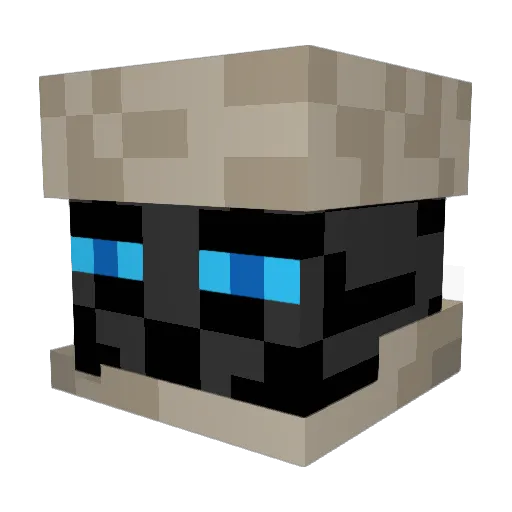 Zender123wy Minecraft avatar head, 3D render