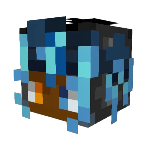 ZendoLimitzzz Minecraft avatar head, 3D render