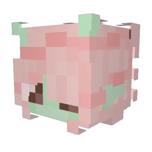 Zenetheon Minecraft avatar head, 3D render