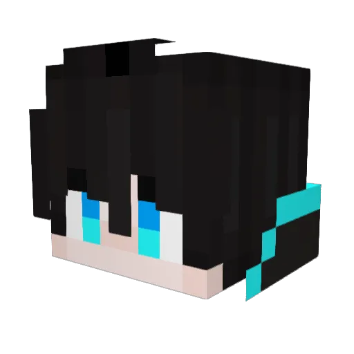 ZenexGamer Minecraft avatar head, 3D render